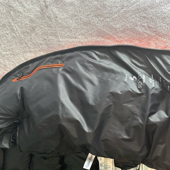 Calvin Klein PUFFER JACKET - Winter Jacket - Coral orange/Coral … - Picture 11 of 16